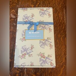 LoveShackFancy Stanley with Floral Gift Box with Blue Accents